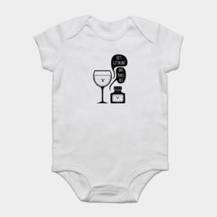 Drink And Draw Baby Bodysuit